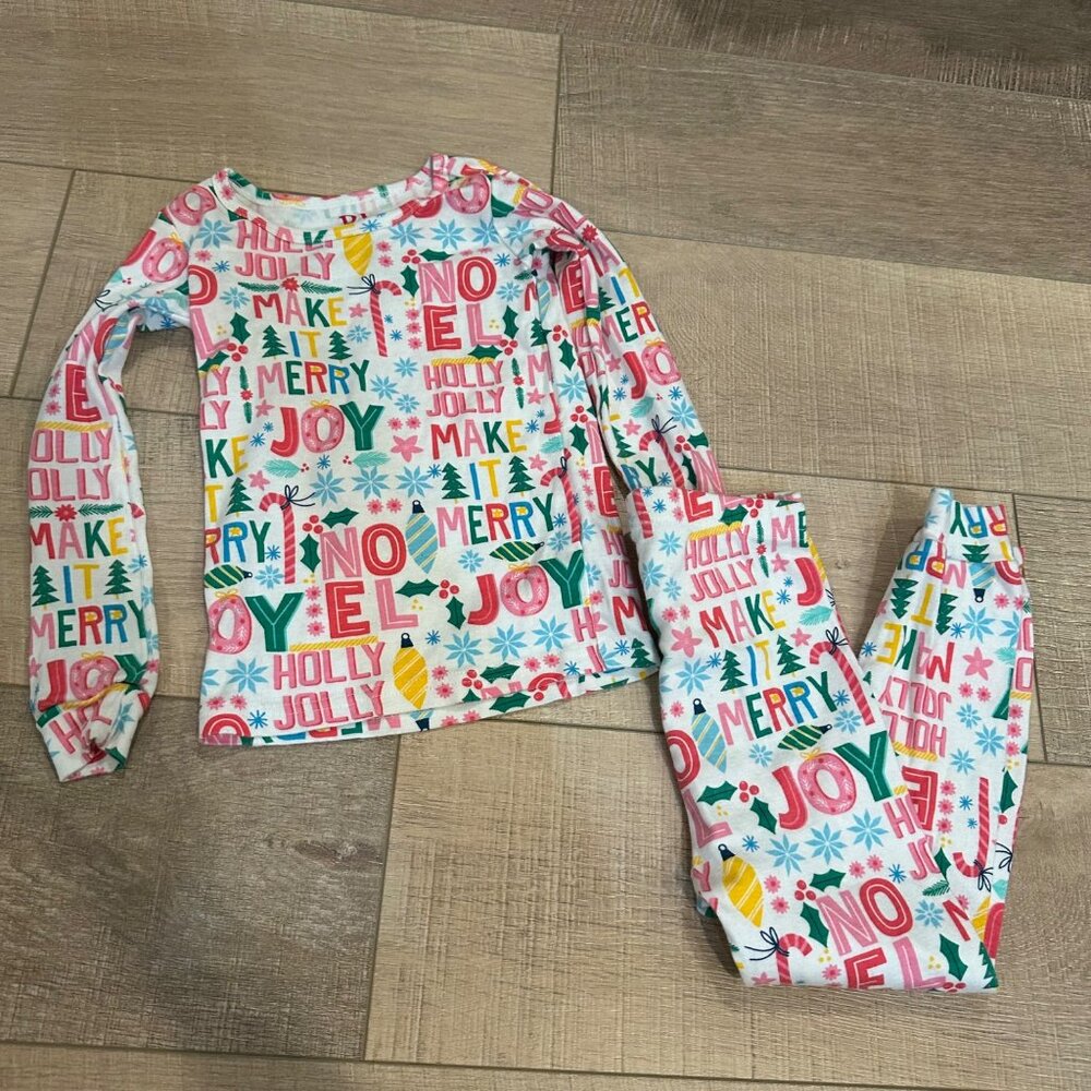 PJ PLACE GIRLS 3T LONG SLEEVE PAJAMAS CHRISTMAS CHILDRENS PLACE